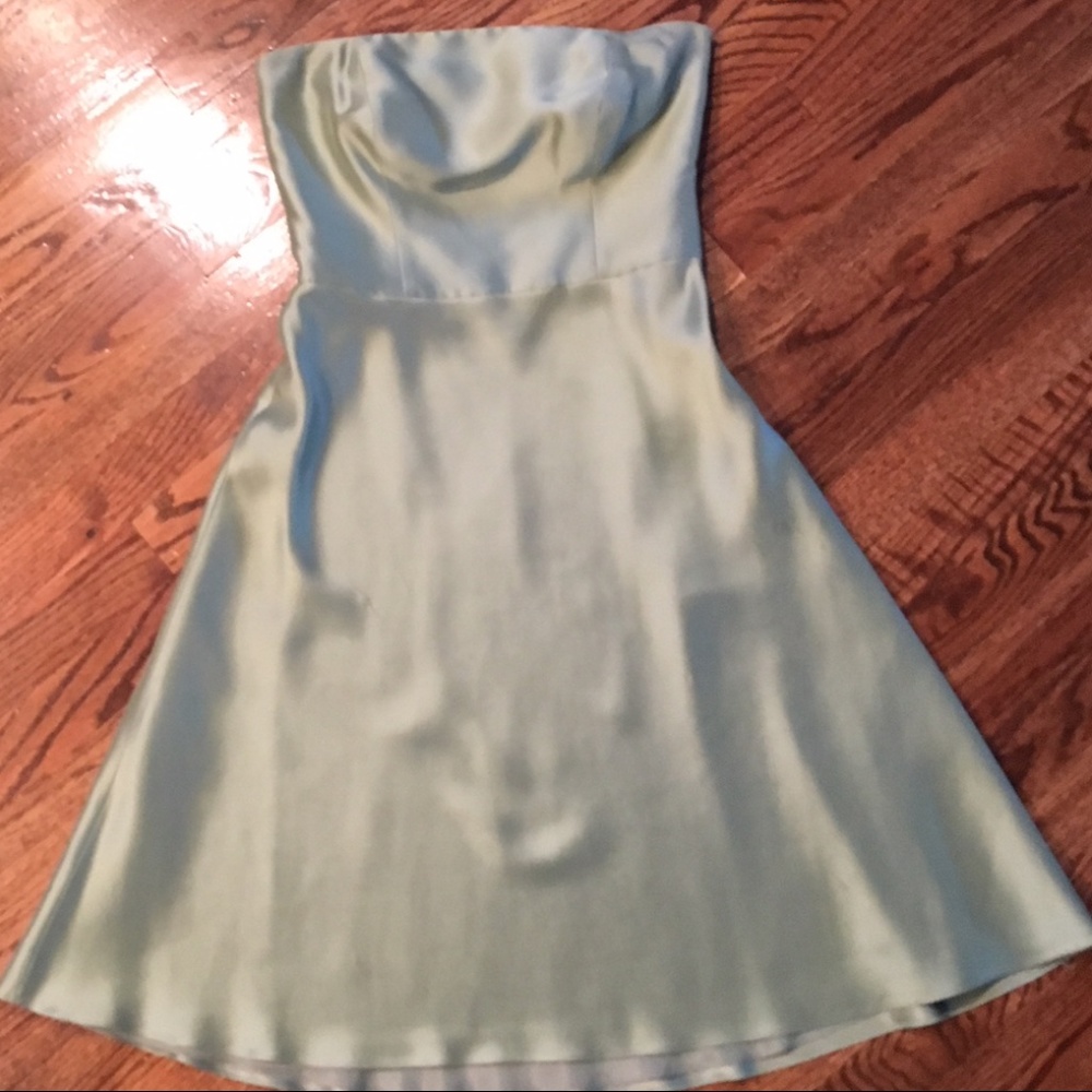 Ann Taylor Chloe Silk Strapless Dress Wedding